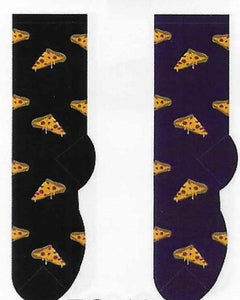 Womens Pepperoni Pizza Slice Socks'