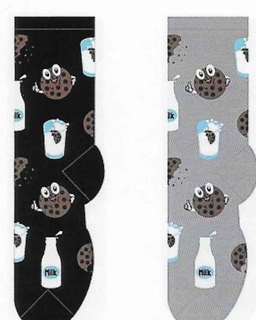 Womens Milk & Cookies Socks