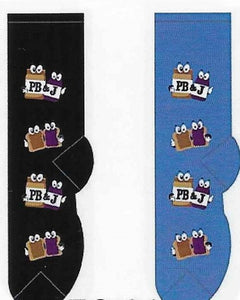 Womens Peanut Butter & Jelly Socks